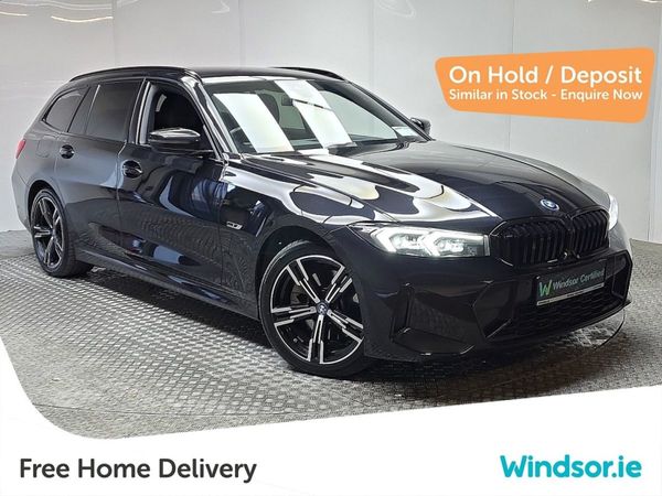 BMW 3-Series Estate, Petrol Plug-in Hybrid, 2023, Black