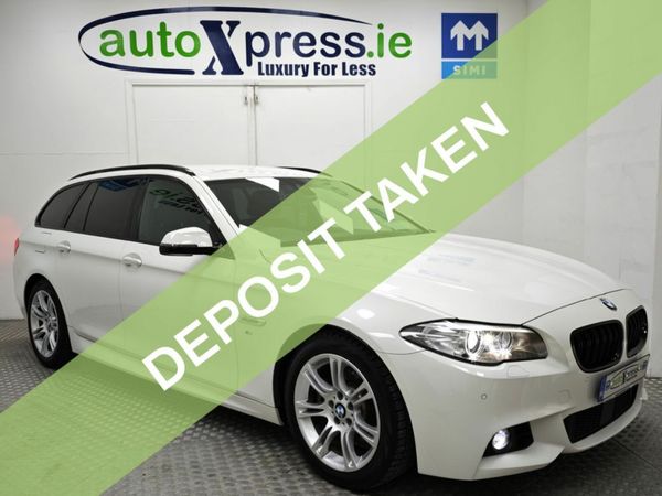 BMW 5-Series Estate, Diesel, 2016, White