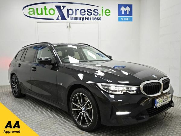 BMW 3-Series Estate, Petrol Plug-in Hybrid, 2021, Black