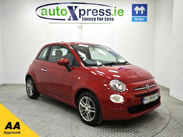 Fiat 500 Hatchback, Petrol, 2017, Red