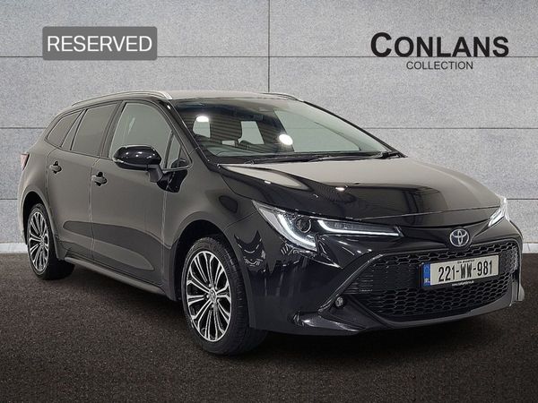 Toyota Corolla Estate, Petrol Hybrid, 2022, Black