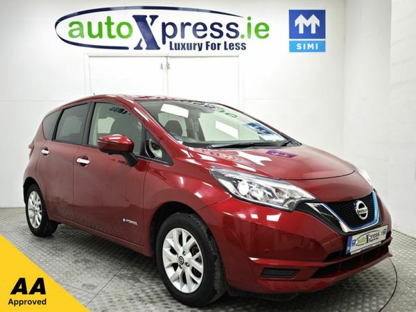 Nissan Note Hatchback, Petrol Hybrid, 2019, Red