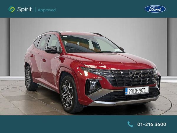 Hyundai Tucson SUV, Petrol Plug-in Hybrid, 2023, Red