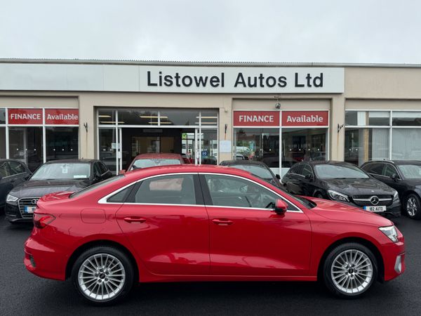 Audi A3 Saloon, Petrol, 2022, Red