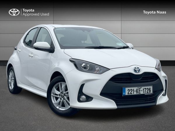 Toyota Yaris Hatchback, Petrol Hybrid, 2022, White