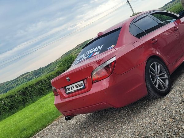 BMW 5-Series Saloon, Diesel, 2008, Red