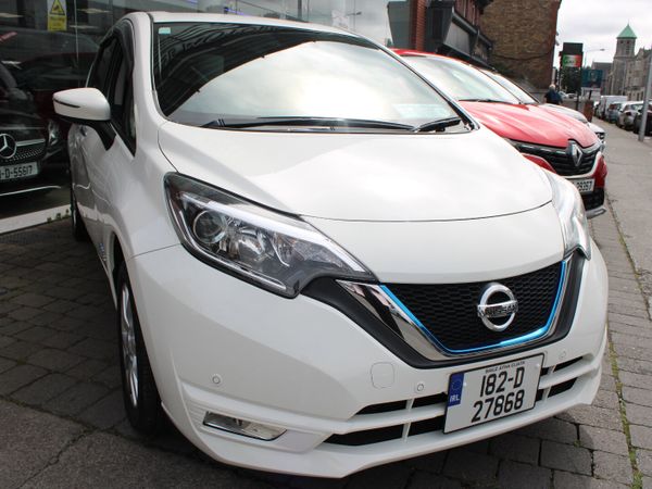 Nissan Note Hatchback, Petrol Hybrid, 2018, White
