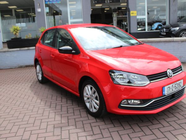 Volkswagen Polo Hatchback, Petrol, 2017, Red