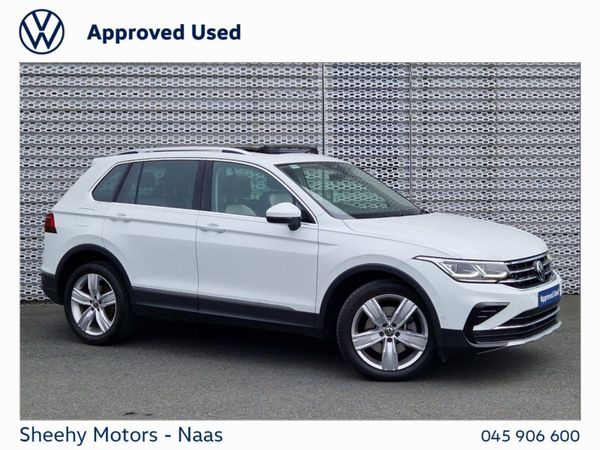 Volkswagen Tiguan SUV, Petrol Plug-in Hybrid, 2022, White
