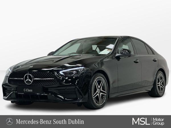 Mercedes-Benz C-Class Saloon, Diesel Hybrid, 2025, Black