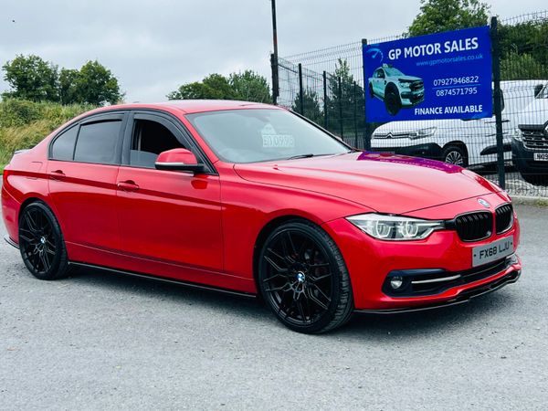 BMW 3-Series Saloon, Petrol, 2018, Red