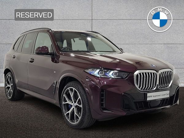 BMW X5 SUV, Petrol Plug-in Hybrid, 2023, Red