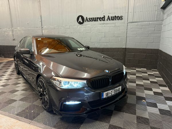 BMW 5-Series Saloon, Diesel, 2018, Black