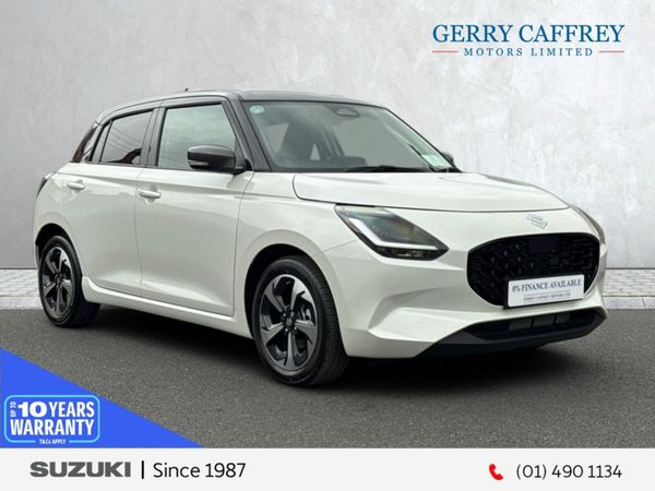 Suzuki Swift Hatchback, Petrol Hybrid, 2025, White
