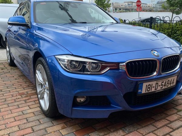 BMW 3-Series Saloon, Petrol Plug-in Hybrid, 2018, Blue