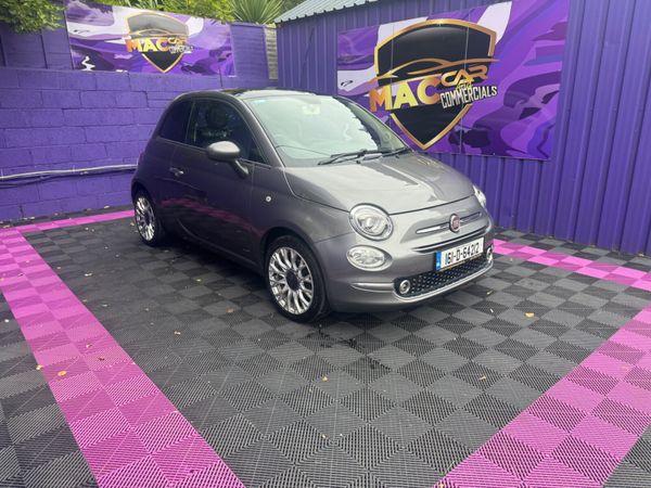 Fiat 500 Hatchback, Petrol, 2016, Grey