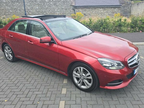 Mercedes-Benz E-Class Saloon, Diesel, 2014, Red