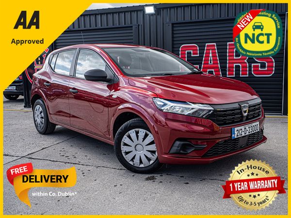 Dacia Sandero Hatchback, Petrol, 2021, Red