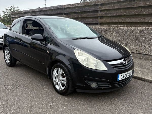 Opel Corsa Hatchback, Petrol, 2008, Black