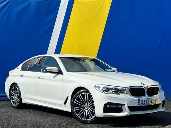 BMW 5-Series Saloon, Petrol Plug-in Hybrid, 2017, White