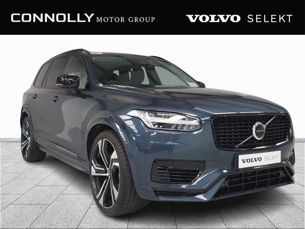 Volvo XC90 SUV, Petrol Plug-in Hybrid, 2024, Blue