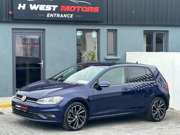 Volkswagen Golf Hatchback, Diesel, 2019, Blue