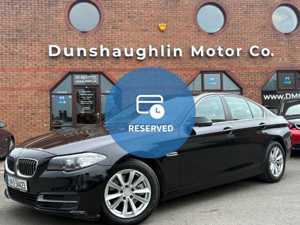 BMW 5-Series Saloon, Diesel, 2014, Black