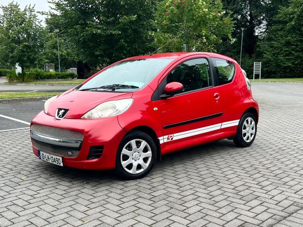 Peugeot 107 Hatchback, Petrol, 2010, Red