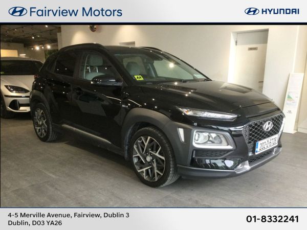 Hyundai KONA SUV, Petrol Hybrid, 2020, Black