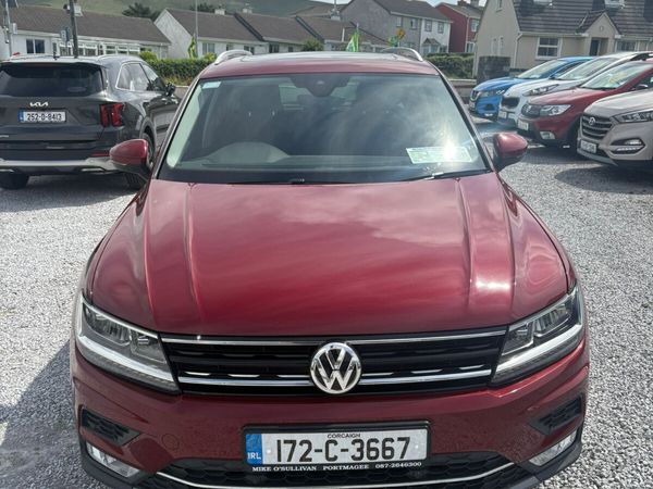 Volkswagen Tiguan SUV, Diesel, 2017, Red