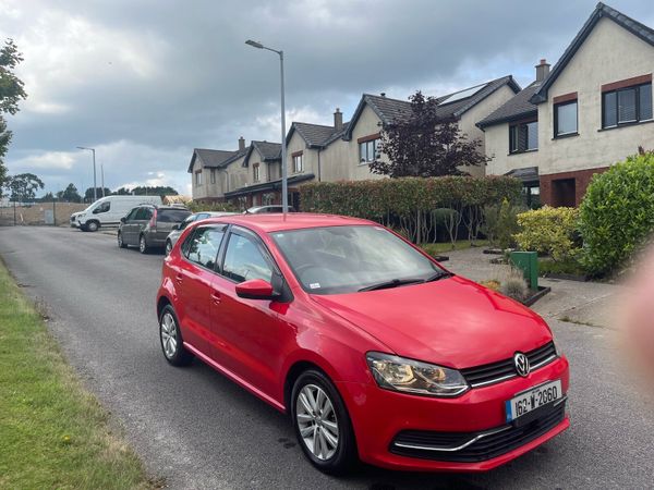 Volkswagen Polo Hatchback, Petrol, 2016, Red