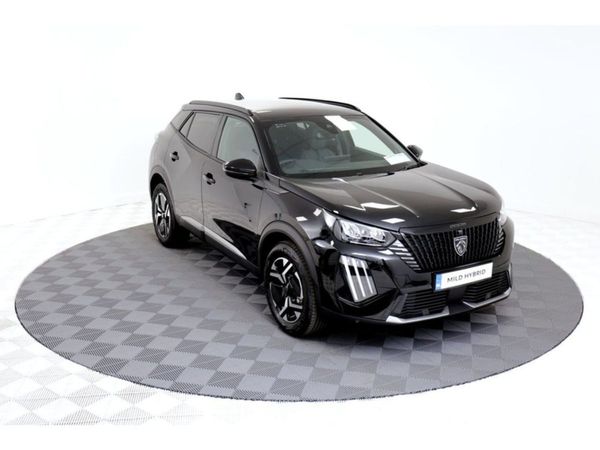 Peugeot 2008 SUV, Petrol Hybrid, 2025, Black