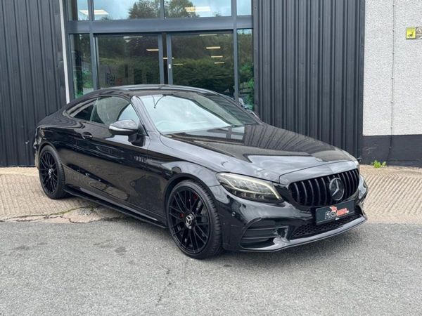 Mercedes-Benz C-Class Coupe, Petrol, 2019, Black