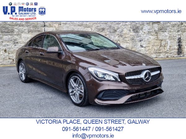Mercedes-Benz CLA Saloon, Petrol, 2018, Brown