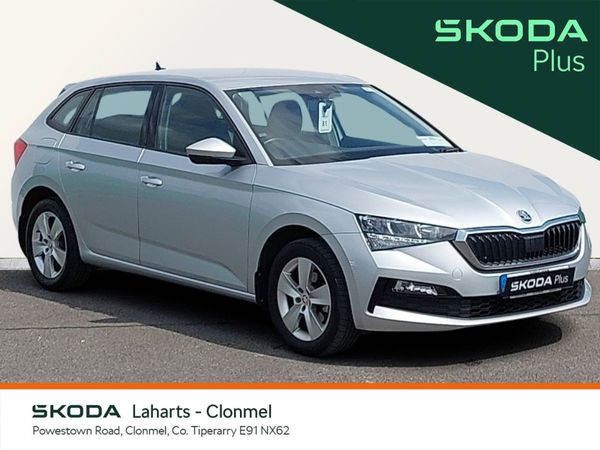 Skoda Scala Hatchback, Petrol, 2021, Silver