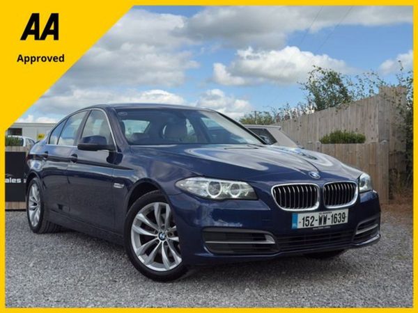 BMW 5-Series Saloon, Diesel, 2015, Blue