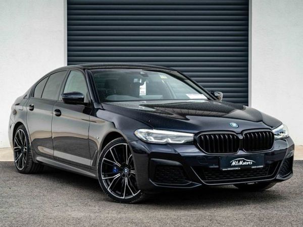 BMW 5-Series Saloon, Hybrid, 2022, Black