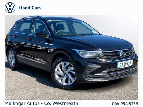 Volkswagen Tiguan SUV, Diesel, 2021, Black