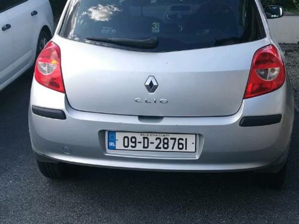 Renault Clio Hatchback, Ethanol Petrol, 2009, Silver