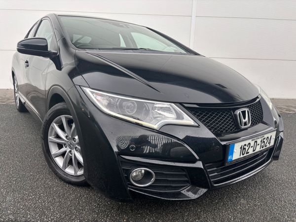 Honda Civic Hatchback, Diesel, 2016, Black