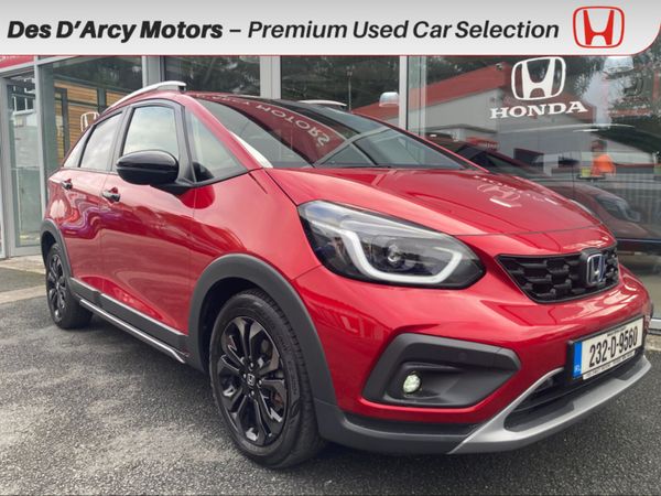 Honda Jazz Hatchback, Petrol Hybrid, 2023, Red