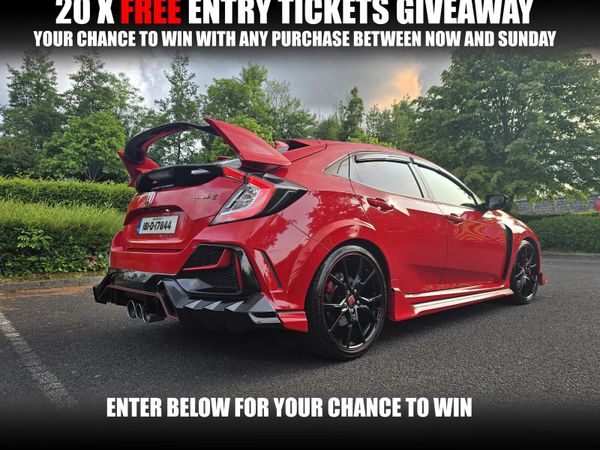 Honda Civic Hatchback, Petrol, 2018, Red