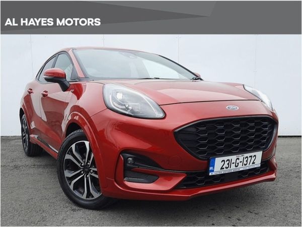 Ford Puma SUV, Petrol Hybrid, 2023, Red