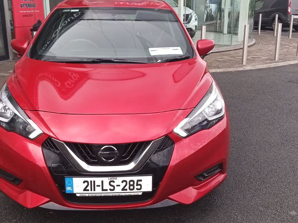 Nissan Micra Hatchback, Petrol, 2021, Red