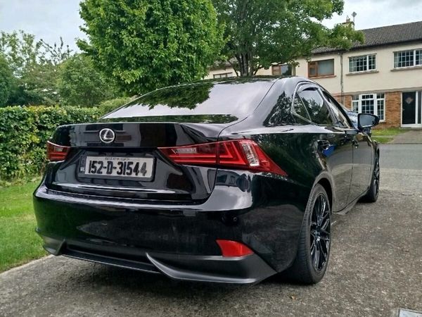 Lexus IS Saloon, Petrol Hybrid, 2015, Black