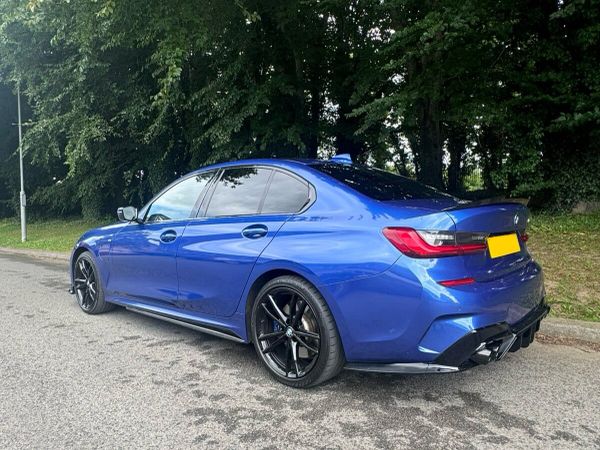 BMW 3-Series Saloon, Petrol Hybrid, 2019, Blue