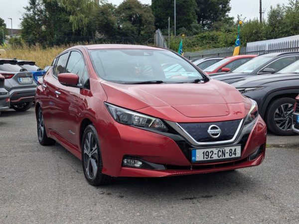 Nissan Leaf Hatchback, Electric, 2019, Red