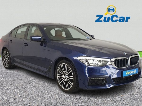 BMW 5-Series Saloon, Petrol Plug-in Hybrid, 2020, Blue