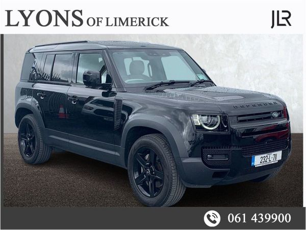 Land Rover Defender SUV, Petrol Plug-in Hybrid, 2023, Black