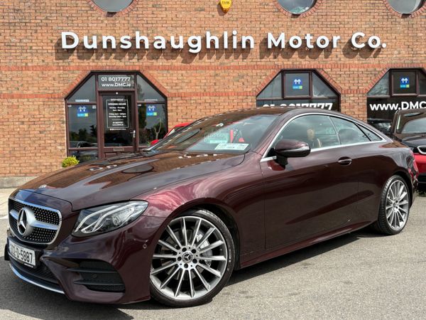 Mercedes-Benz E-Class Coupe, Diesel, 2020, Red